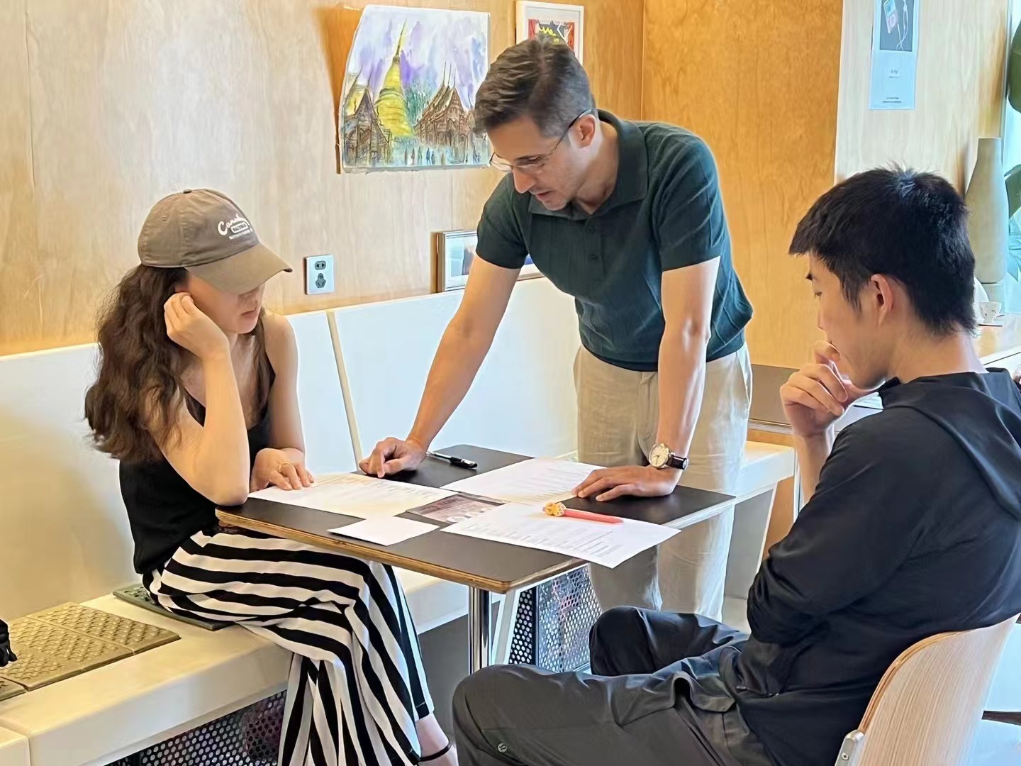 Site assessment with Chinese clients